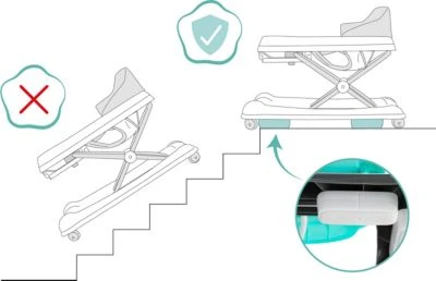 Fillikid Lauflernhilfe Grau/mint 8 Fillikid Lauflernhilfe Grau/mint – Bild 6