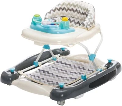 Fillikid Lauflerngerät Mit Schaukelfunktion Grau Mit Zick-Zack Einhang 3 Fillikid Lauflerngerät Mit Schaukelfunktion Grau Mit Zick-Zack Einhang