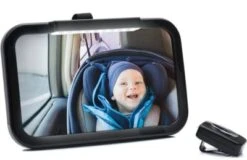 Fillikid Autospiegel Schwarz Mit LED