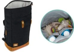 Fillikid Wickelrucksack Berlin, Schwarz 13 Fillikid Wickelrucksack Berlin, Schwarz -Fillikid 16759347 06