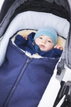 Fillikid Winterfußsack Pamir Gr. 0 Echtfell, Schwarz -Fillikid 19882522 04