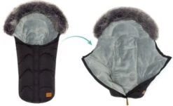 Fillikid Winterfußsack Lhotse Gr. 0, Schwarz -Fillikid 19882529 03