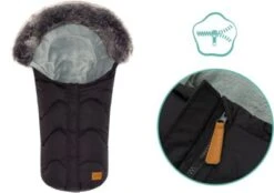 Fillikid Winterfußsack Lhotse Gr. 0, Schwarz -Fillikid 19882529 04