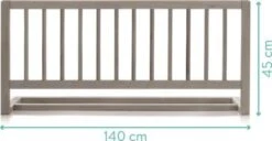 Fillikid Bettgitter Lea 100x45 Cm Grau -Fillikid 25046922 05