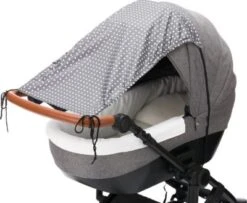 Fillikid Sonnensegel Sky Grau Mit Punkten