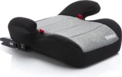 Fillikid Sitzerhöhung Grau Melange Mit Einklappbarer Isofix Halterung