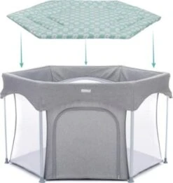 Fillikid Laufstalleinlage 6-eck, 125 Cm Durchmesser, Circles Mint -Fillikid 29469133 04