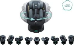 Fillikid Autositz Luca 360° , Gruppe 0+1+2+3, Schwarz/grau -Fillikid 29469149 04