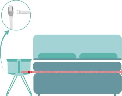 Fillikid Beistellbett Dream , Stone 8 Fillikid Beistellbett Dream , Stone – Bild 6