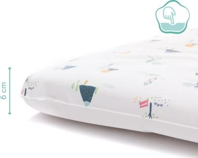 Fillikid Wickelauflage Softy Large , 75 X 85 X 6 Cm, Village White 5 Fillikid Wickelauflage Softy Large , 75 X 85 X 6 Cm, Village White – Bild 3