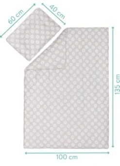 Fillikid Bettwäsche 2teilig 100x140 Cmc, 40x60 Cm , Jersey, Circles Grey 10 Fillikid Bettwäsche 2teilig 100x140 Cmc, 40x60 Cm , Jersey, Circles Grey -Fillikid 29469158 05