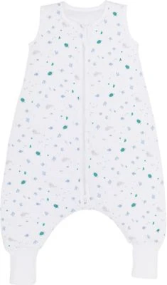 Fillikid Schlafsack Mit Beinen, Ocean Weiß