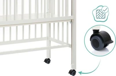 Fillikid Beistellbett Cocon, Weiß, 45 X 95 Cm 5 Fillikid Beistellbett Cocon, Weiß, 45 X 95 Cm – Bild 3