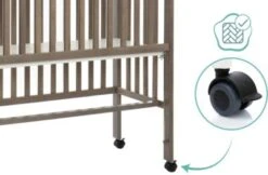 Fillikid Beistellbett Cocon Plus, Grau, 40 X 90 Cm -Fillikid 7225317 03