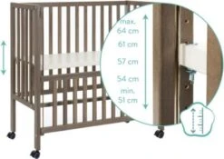 Fillikid Beistellbett Cocon Plus, Grau, 40 X 90 Cm -Fillikid 7225317 05