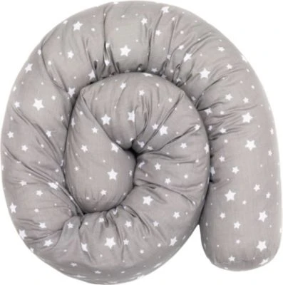 Fillikid Nestchen Schlange, Sterne Grau, 190 Cm 4 Fillikid Nestchen Schlange, Sterne Grau, 190 Cm – Bild 2