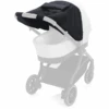 Fillikid Sonnenschutz Deluxe Schwarz Melange Für Kinderwagen