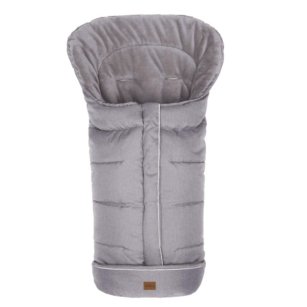 Fillikid Winterfußsack K2 Soft Pongee Hellgrau Melange 3 Fillikid Winterfußsack K2 Soft Pongee Hellgrau Melange