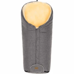 Fillikid Winterfußsack Tacama Lammfell Hellgrau Melange